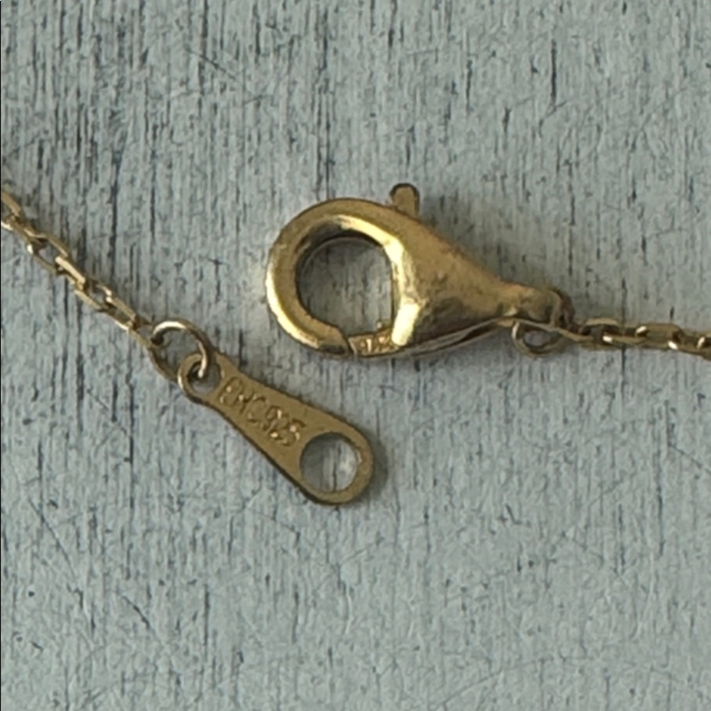 Rachel Zoe Gold Plated 925 Ster Silver Revers Bracelet Pave 3 Clover Moth OPearl - Picture 13 of 15